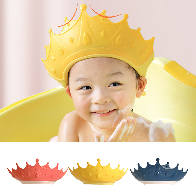 베이비 샤워 캡 샴푸 목욕 모자 컵 세트 방패 모자 조절 방수 아이를위한 귀에 물을 방지